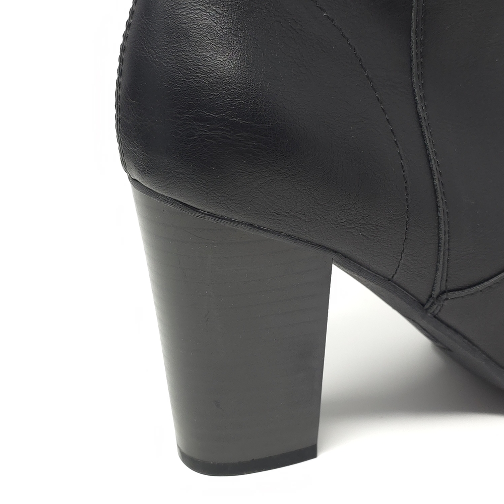 Style & Co. Boots Addyy Leather Tall Knee-High Black 9 Medium - Picture 8 of 13